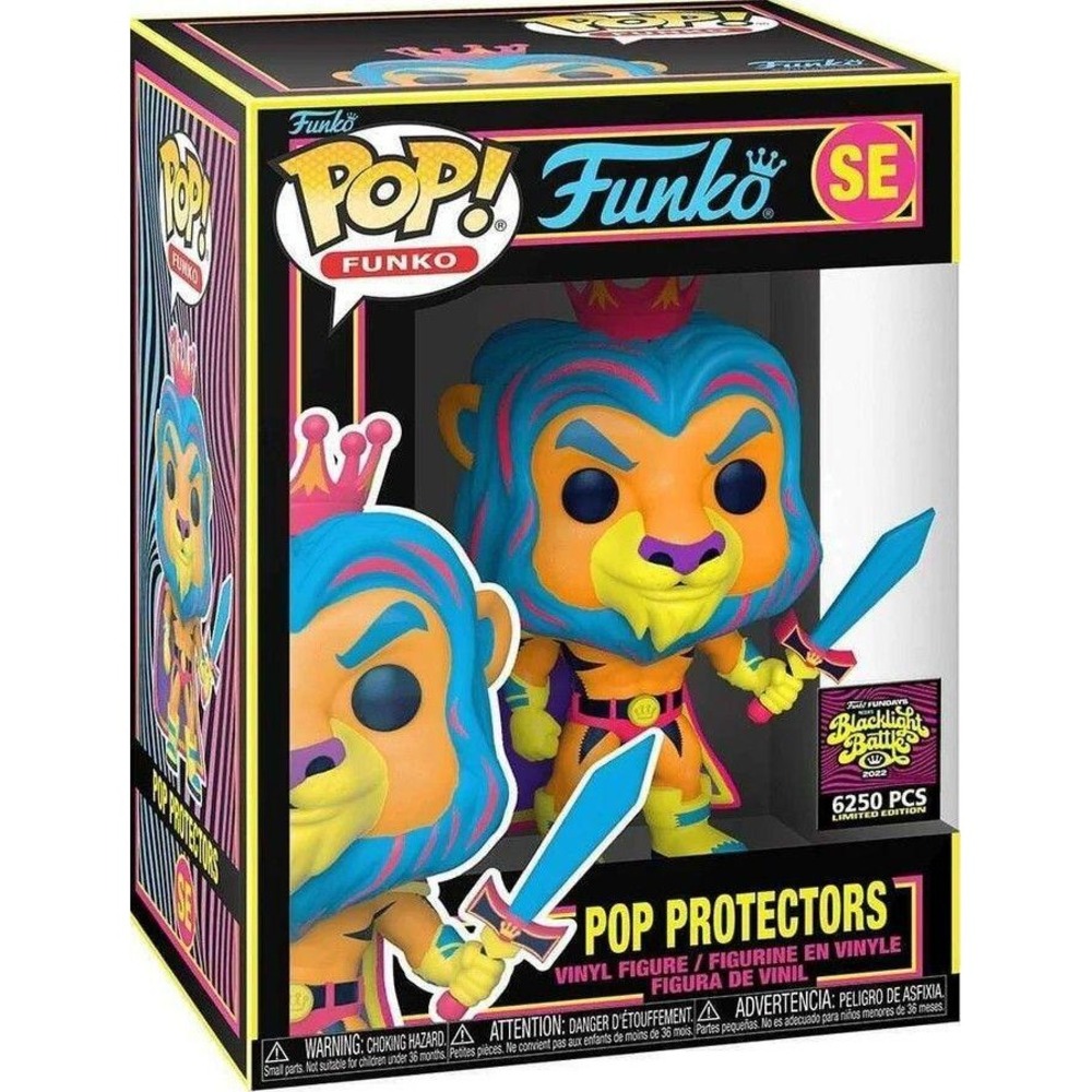 Funko Pop Lion Mascot Blacklight Battle SDCC‎ 2022 Box of Fun Exclusive SE